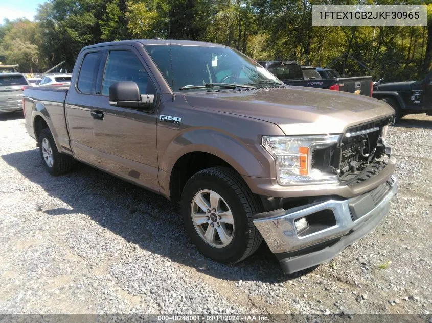 1FTEX1CB2JKF30965 2018 Ford F-150 Xlt