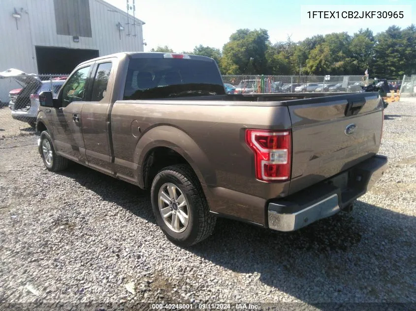 1FTEX1CB2JKF30965 2018 Ford F-150 Xlt