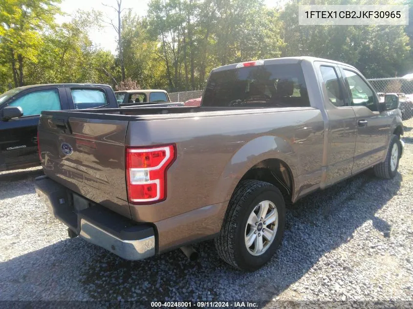 1FTEX1CB2JKF30965 2018 Ford F-150 Xlt