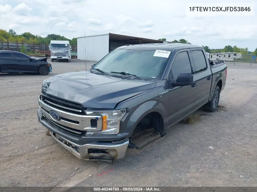 2018 Ford F-150 Xlt VIN: 1FTEW1C5XJFD53846 Lot: 40248785