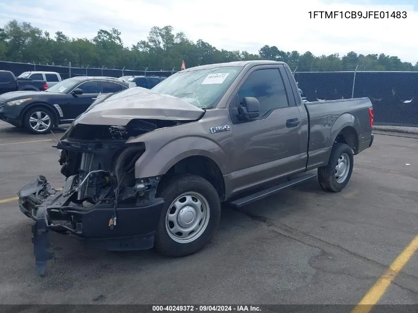 2018 Ford F150 VIN: 1FTMF1CB9JFE01483 Lot: 40249372