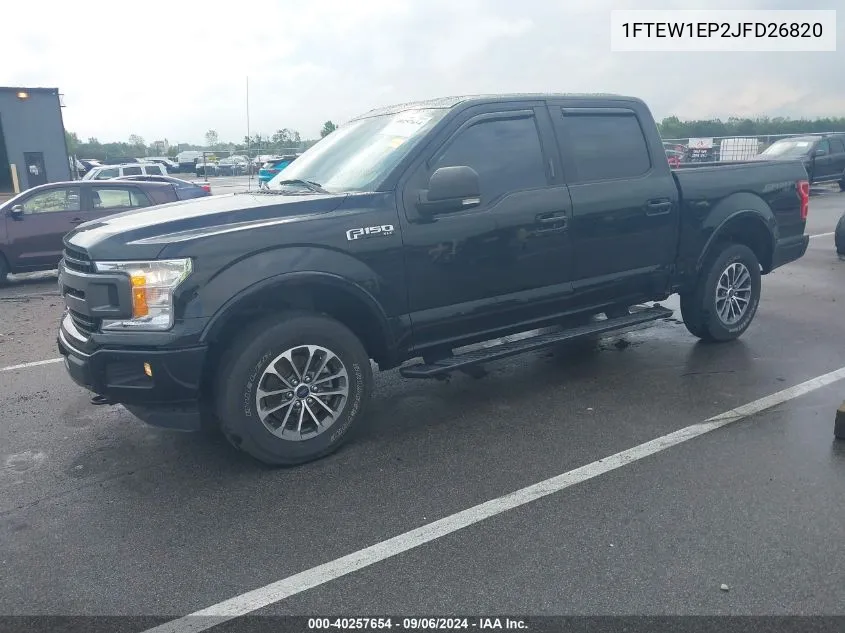 1FTEW1EP2JFD26820 2018 Ford F150 Supercrew