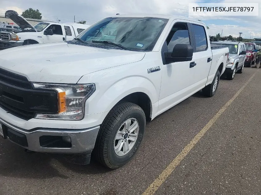 1FTFW1E5XJFE78797 2018 Ford F-150 Xl