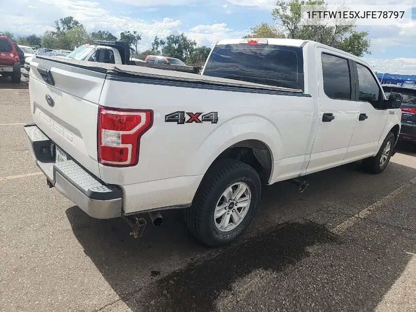 1FTFW1E5XJFE78797 2018 Ford F-150 Xl