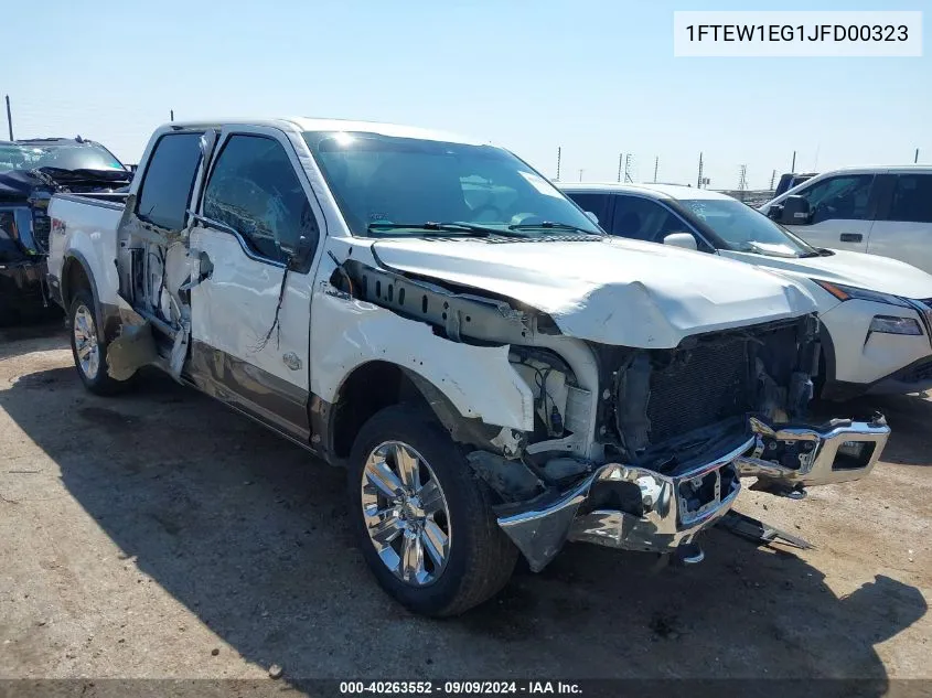 1FTEW1EG1JFD00323 2018 Ford F-150 King Ranch