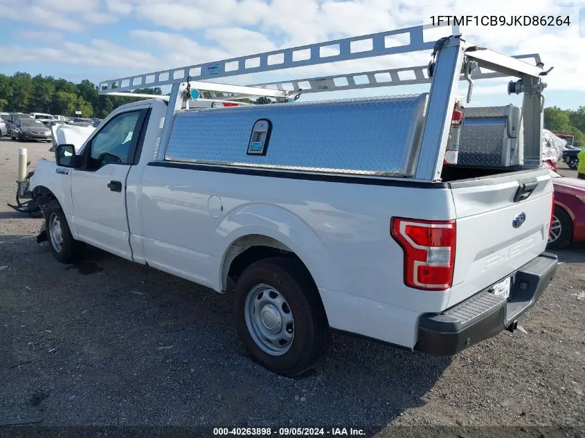 2018 Ford F150 VIN: 1FTMF1CB9JKD86264 Lot: 40263898