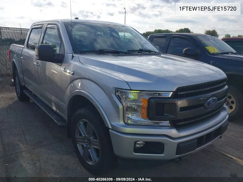 2018 Ford F-150 Xlt VIN: 1FTEW1EP5JFE15720 Lot: 40266309