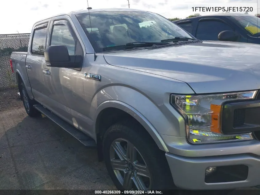 1FTEW1EP5JFE15720 2018 Ford F-150 Xlt