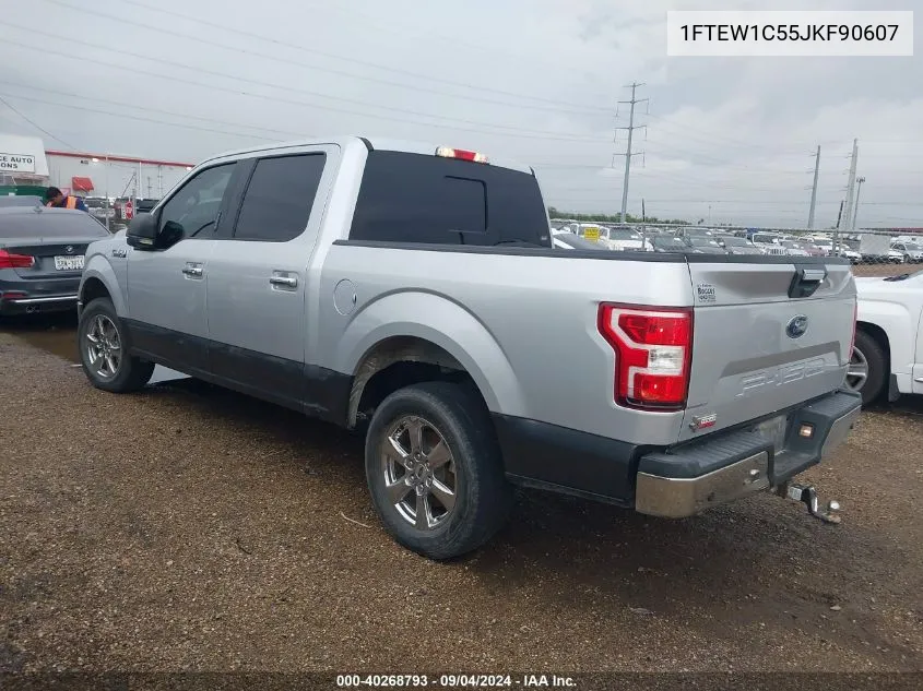 2018 Ford F-150 Xlt VIN: 1FTEW1C55JKF90607 Lot: 40268793