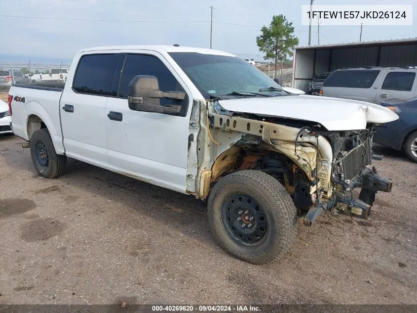 2018 Ford F-150 Xlt VIN: 1FTEW1E57JKD26124 Lot: 40269620