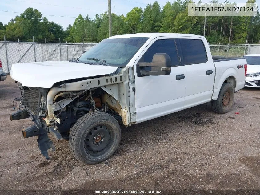 2018 Ford F-150 Xlt VIN: 1FTEW1E57JKD26124 Lot: 40269620