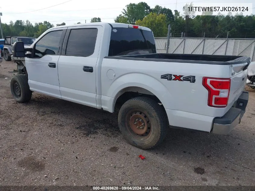 2018 Ford F-150 Xlt VIN: 1FTEW1E57JKD26124 Lot: 40269620