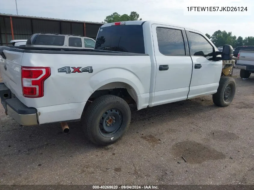 2018 Ford F-150 Xlt VIN: 1FTEW1E57JKD26124 Lot: 40269620