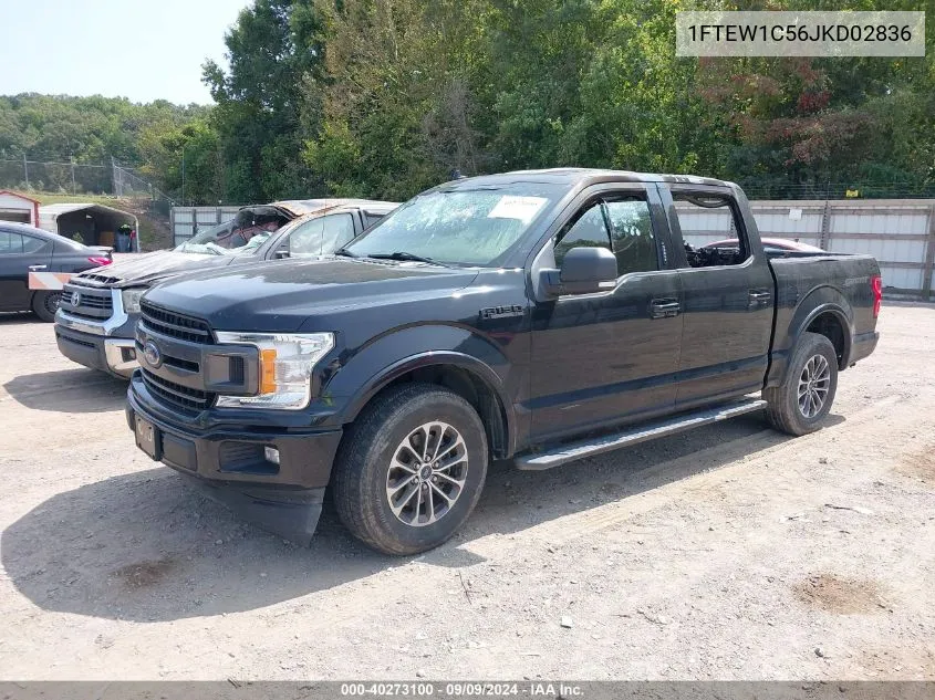 2018 Ford F-150 Xlt VIN: 1FTEW1C56JKD02836 Lot: 40273100