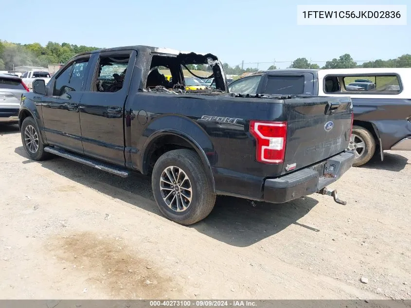 2018 Ford F-150 Xlt VIN: 1FTEW1C56JKD02836 Lot: 40273100