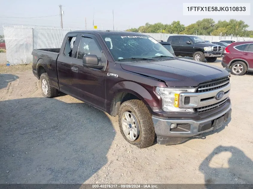 1FTFX1E58JKG10833 2018 Ford F-150 Xlt