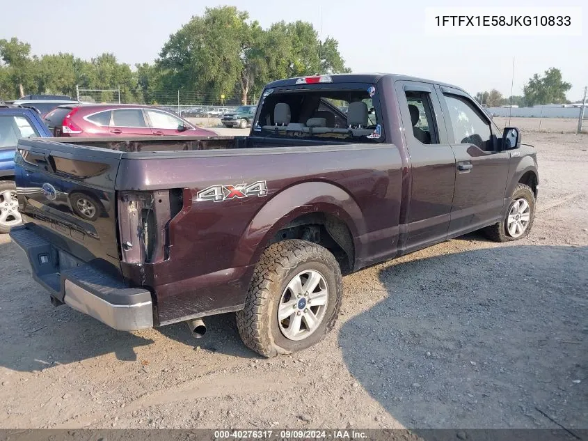 1FTFX1E58JKG10833 2018 Ford F-150 Xlt