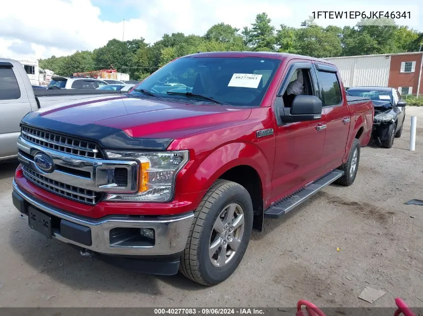 1FTEW1EP6JKF46341 2018 Ford F-150 Xlt