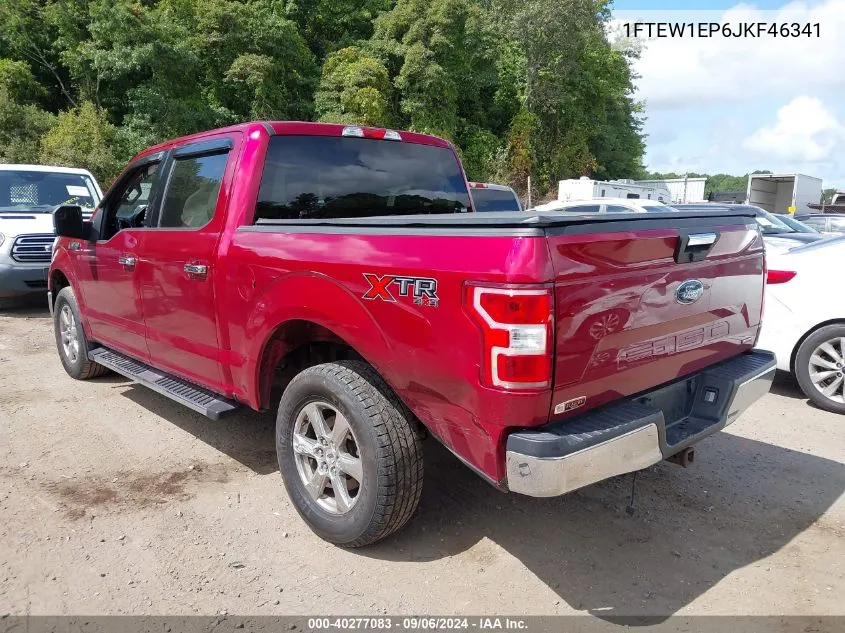 2018 Ford F-150 Xlt VIN: 1FTEW1EP6JKF46341 Lot: 40277083