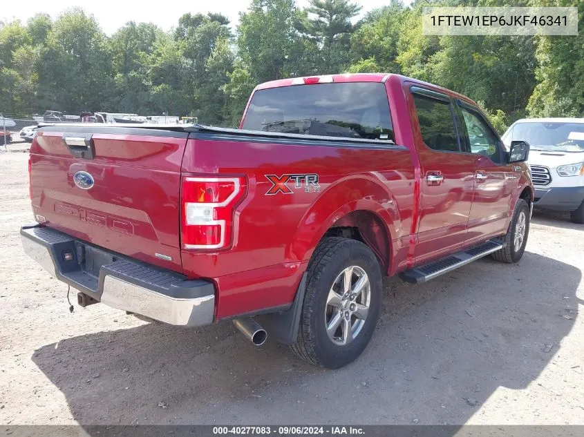 2018 Ford F-150 Xlt VIN: 1FTEW1EP6JKF46341 Lot: 40277083