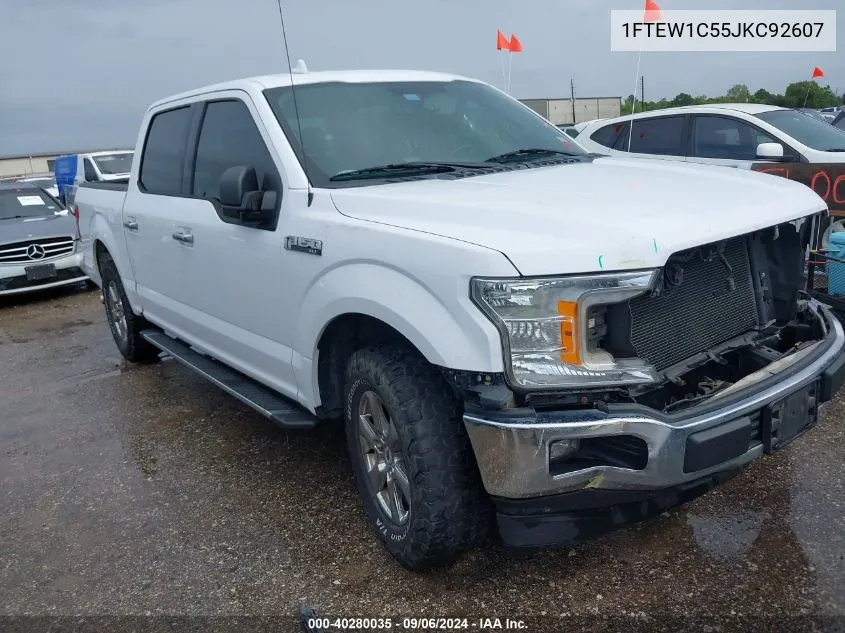 2018 Ford F-150 Xlt VIN: 1FTEW1C55JKC92607 Lot: 40280035