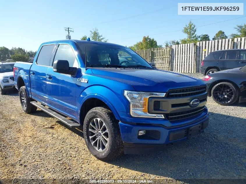 1FTEW1E59JKF96259 2018 Ford F150 Supercrew