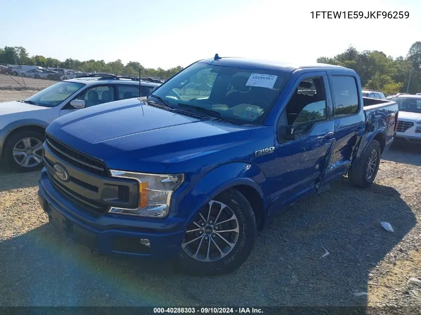 1FTEW1E59JKF96259 2018 Ford F150 Supercrew