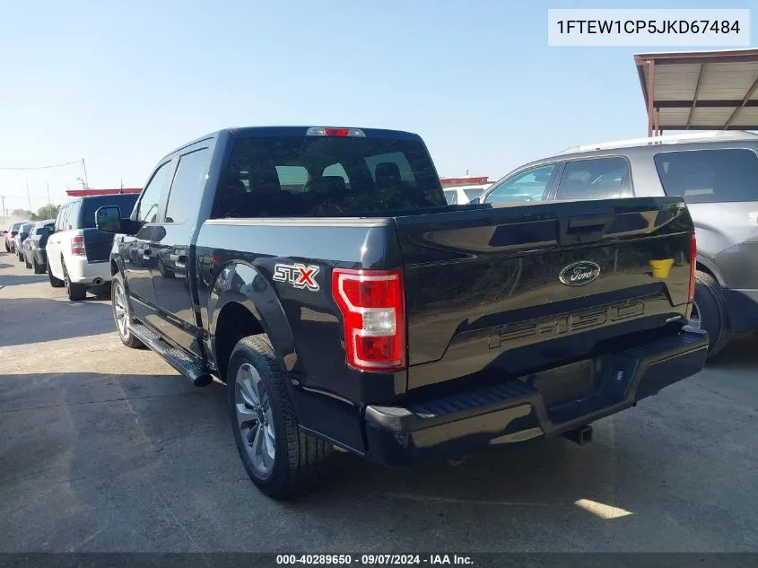 2018 Ford F-150 Xl VIN: 1FTEW1CP5JKD67484 Lot: 40289650