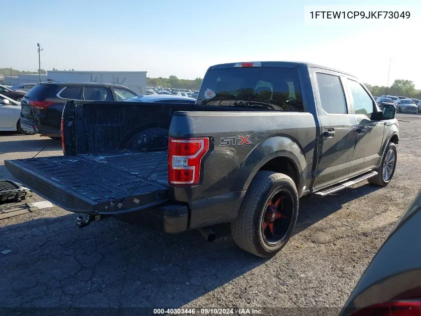 2018 Ford F-150 Supercrew VIN: 1FTEW1CP9JKF73049 Lot: 40303446