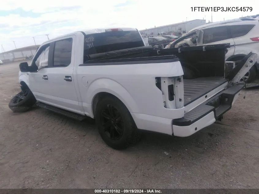 2018 Ford F-150 Xl VIN: 1FTEW1EP3JKC54579 Lot: 40310182