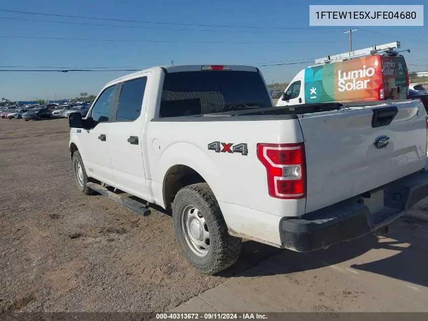 2018 Ford F-150 Xl VIN: 1FTEW1E5XJFE04680 Lot: 40313672