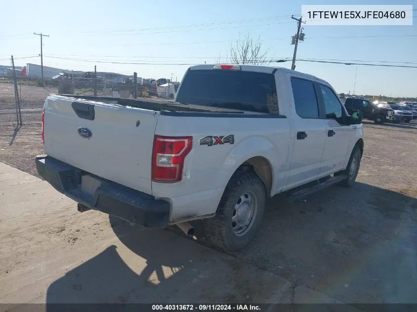 1FTEW1E5XJFE04680 2018 Ford F-150 Xl