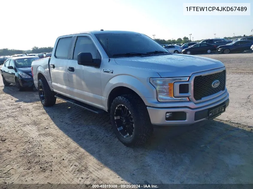 2018 Ford F-150 Xl VIN: 1FTEW1CP4JKD67489 Lot: 40319308