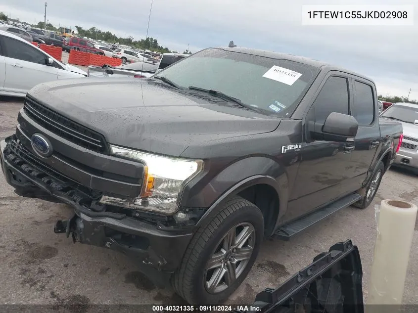 1FTEW1C55JKD02908 2018 Ford F150 Supercrew