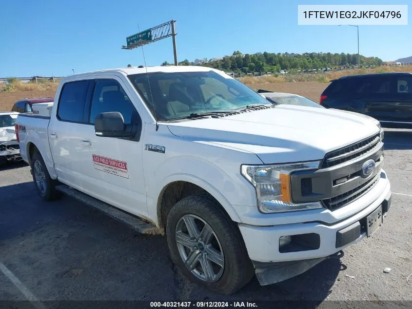 1FTEW1EG2JKF04796 2018 Ford F-150 Xlt