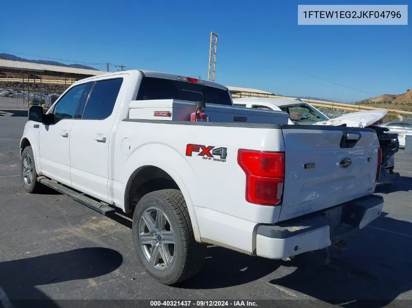 1FTEW1EG2JKF04796 2018 Ford F-150 Xlt