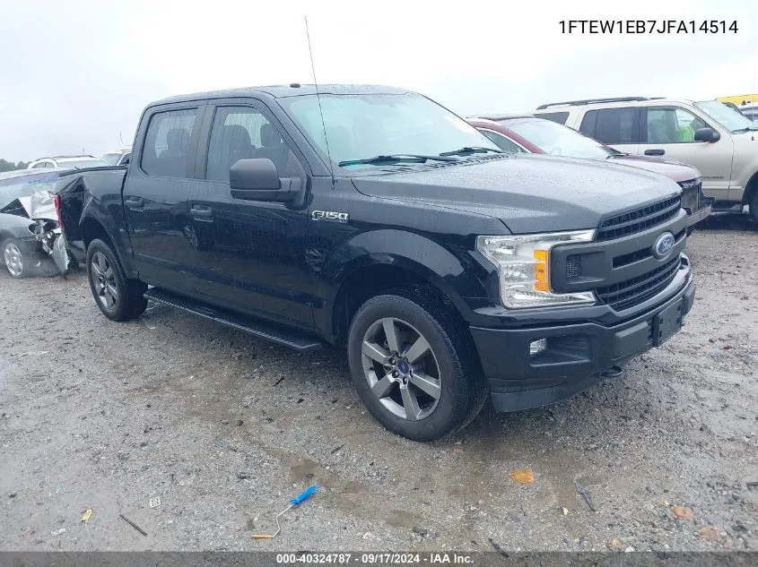 1FTEW1EB7JFA14514 2018 Ford F-150 Xl