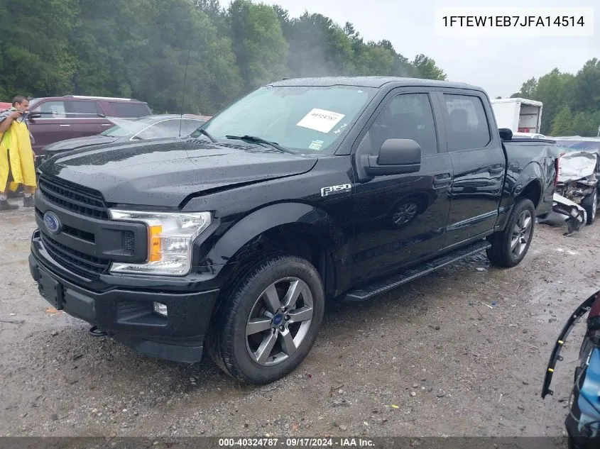 1FTEW1EB7JFA14514 2018 Ford F-150 Xl