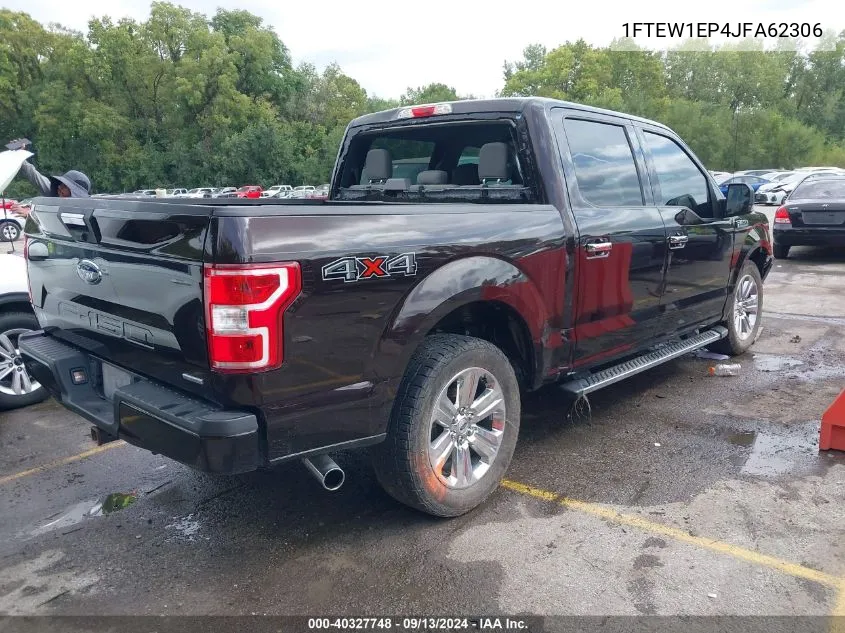 2018 Ford F-150 Xlt VIN: 1FTEW1EP4JFA62306 Lot: 40327748