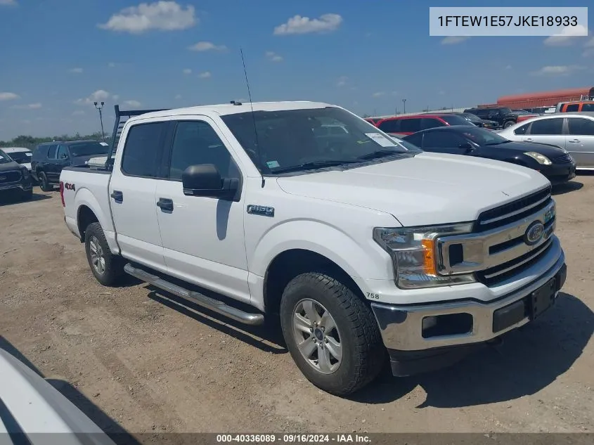 2018 Ford F150 Xlt VIN: 1FTEW1E57JKE18933 Lot: 40336089