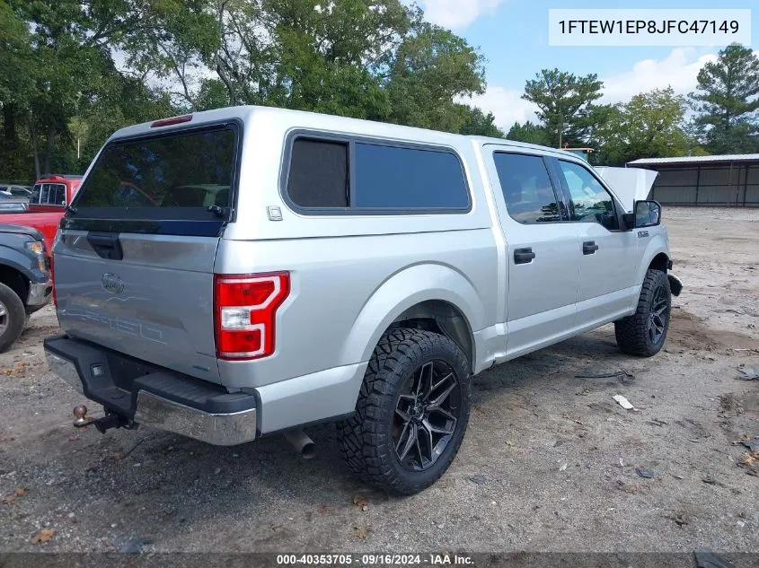 1FTEW1EP8JFC47149 2018 Ford F-150 Xlt