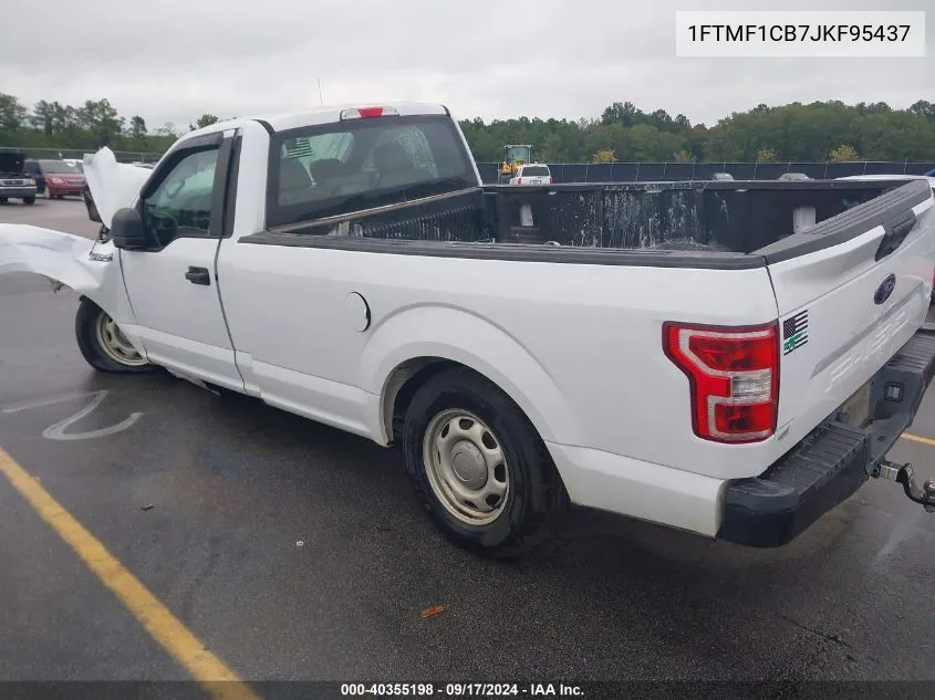 2018 Ford F150 VIN: 1FTMF1CB7JKF95437 Lot: 40355198