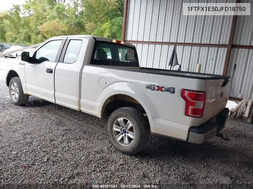 1FTFX1E50JFD18750 2018 Ford F-150 Xl