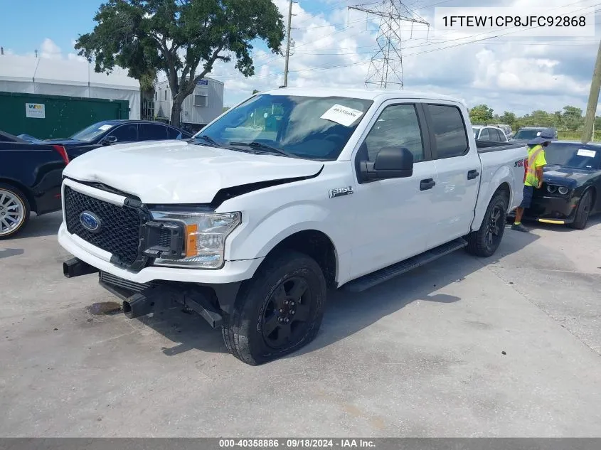 2018 Ford F-150 Xl VIN: 1FTEW1CP8JFC92868 Lot: 40358886