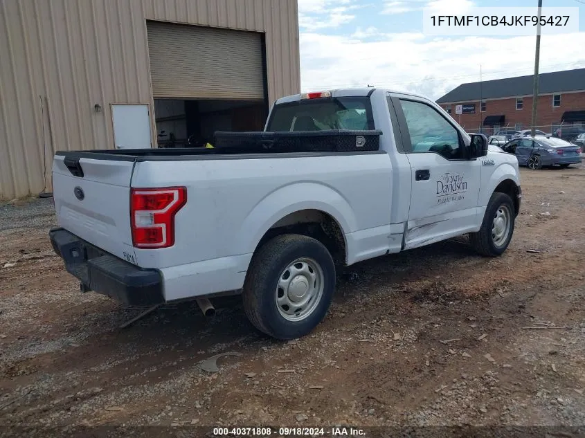 2018 Ford F-150 Xl VIN: 1FTMF1CB4JKF95427 Lot: 40371808