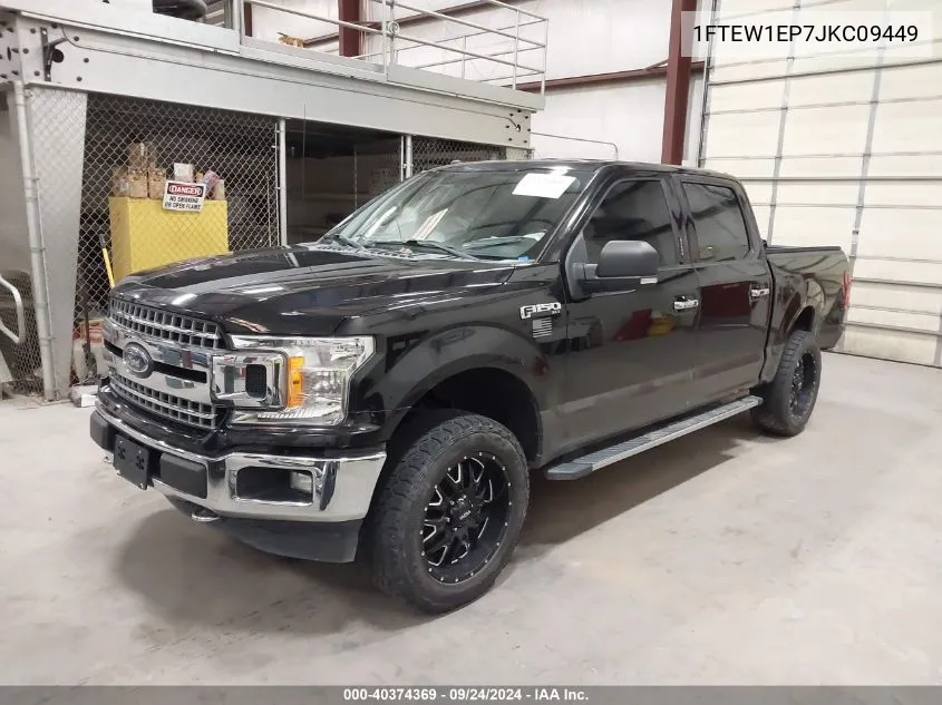 2018 Ford F-150 Xlt VIN: 1FTEW1EP7JKC09449 Lot: 40374369