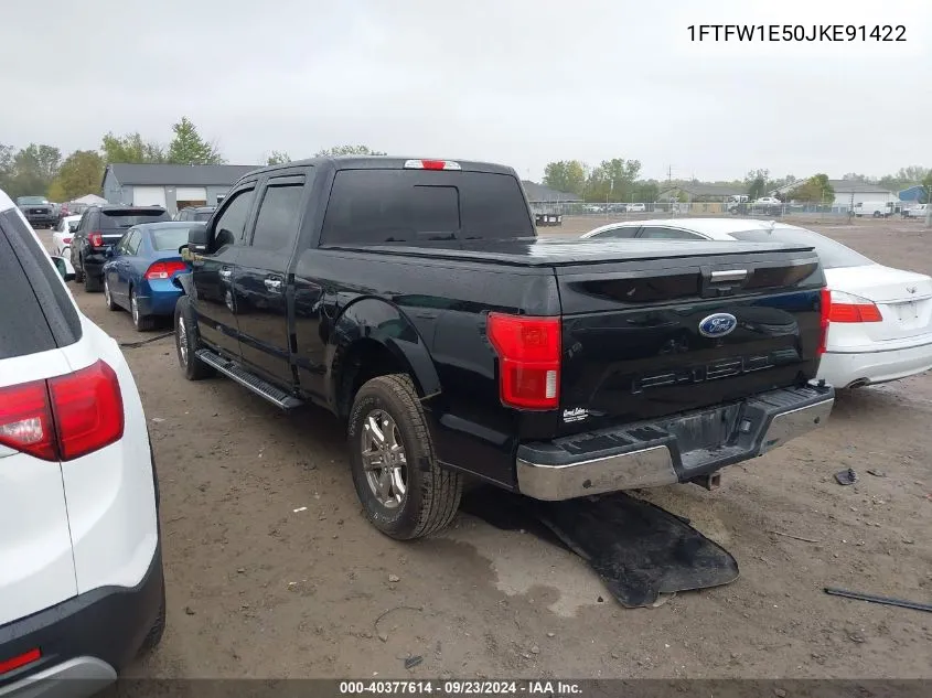 2018 Ford F-150 Xlt VIN: 1FTFW1E50JKE91422 Lot: 40377614