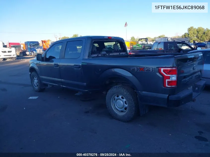 2018 Ford F-150 Xl VIN: 1FTFW1E56JKC89068 Lot: 40378276