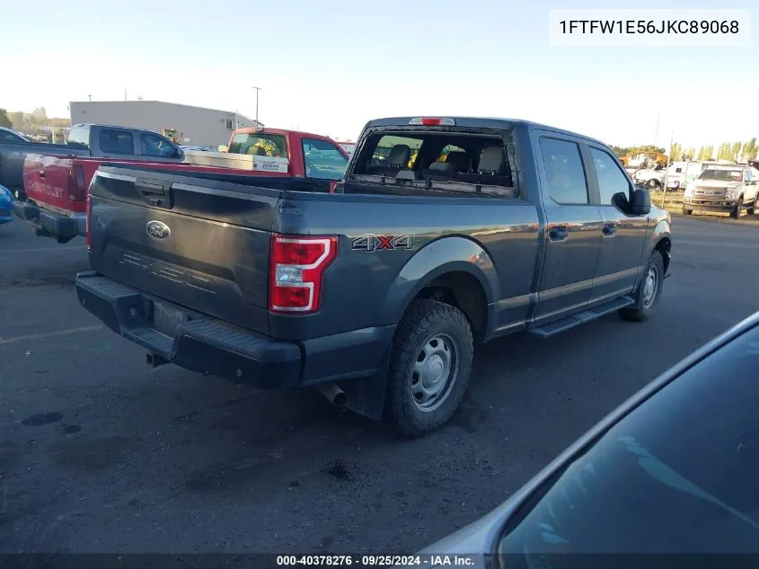 2018 Ford F-150 Xl VIN: 1FTFW1E56JKC89068 Lot: 40378276