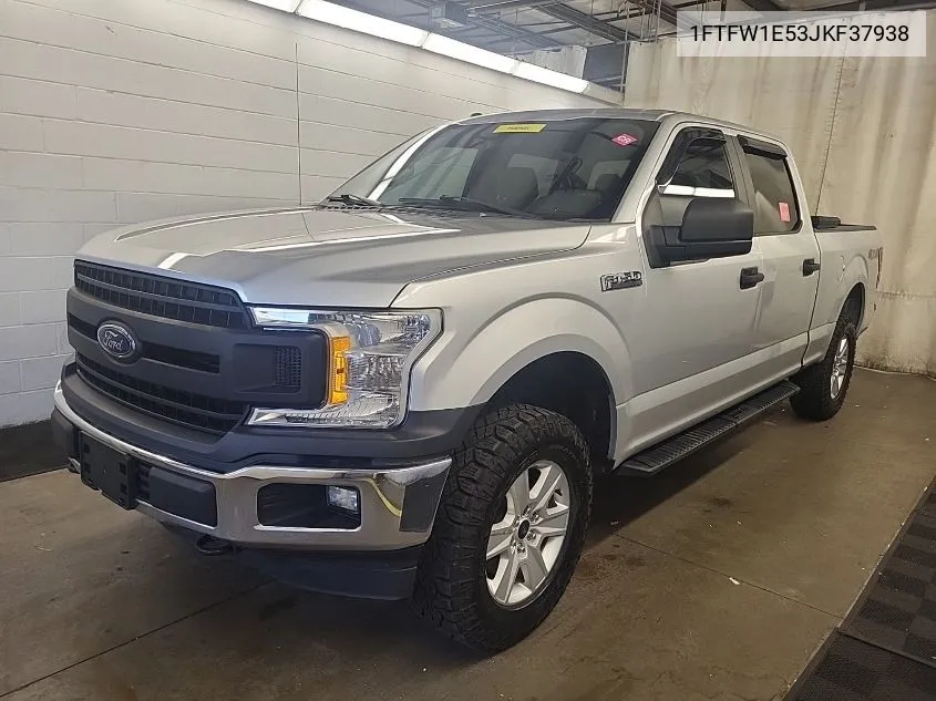 1FTFW1E53JKF37938 2018 Ford F150 Supercrew